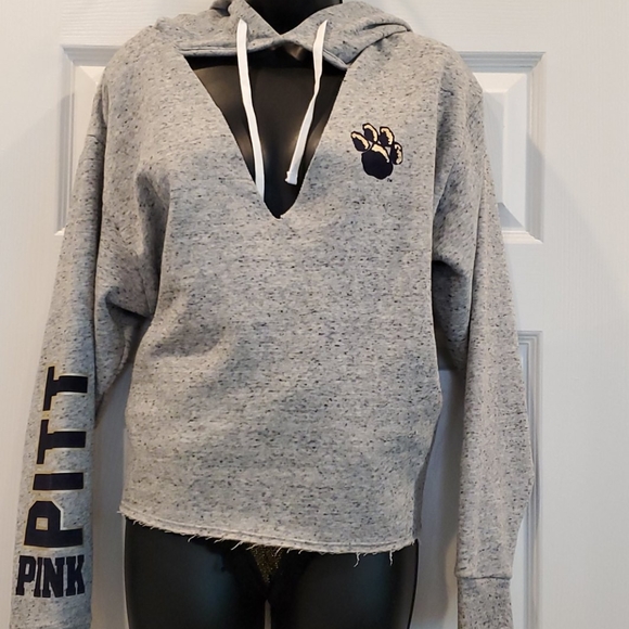 NWT Victoria secret pink hoodie Collegiate collection K-State, Pitt, ISU,Hokies - Picture 5 of 6
